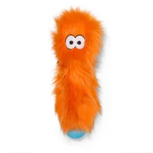 Іграшка-пищалка West Paw Custer Orange Fur для собак, помаранчева, 26 см