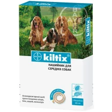 Нашийник Bayer Kiltix проти бліх та кліщів для собак, 48 см