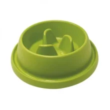 Миска Georplast Adagio Big для собак, пластик, 31.5×9 см, зелена