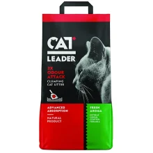 Наповнювач ультракомкующійся Cat Leader Clumping 2xOdour Attack Fresh для кішок, 10 кг