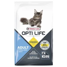 Сухий беззерновий суперпреміум корм Versele-Laga Opti Life Sterilised Light для стерилізованих і котів схильних до повноти, курка, 7.5 кг