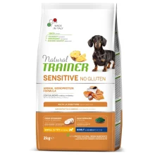 Корм Natural Trainer Dog Sensitive Adult Mini With Salmon для дорослих собак дрібних порід, з лососем, 2 кг
