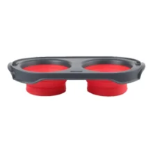 Миска Dexas Pet Feeder складна миска, для собак, червона, 240 мл