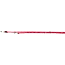 Повідець-перестібка Trixie Cavo Adjustable Lead для собак, плетений, круглий, розмір L-XL, 2 м/18 мм, червоний