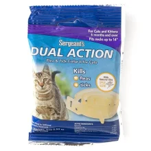 Нашийник SENTRY Sergeants Dual Action від бліх і кліщів, для котів, С, до 35.5 см