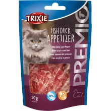 Ласощі Trixie Premio Fish Duck Appetizer шматочки з качкою та рибою, для котів, 50 г