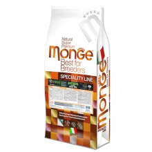 Сухий беззерновий корм Monge Dog Be Wild Gr.Free для собак, з лососем, 17.5 кг