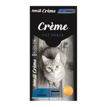 Ласощі AnimAll Сrème для котів, зі смаком тунець, 6×15 г