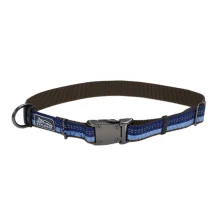 Нейлоновий нашийник Coastal K9 Explorer для собак, синій, 2.5×30-45 см