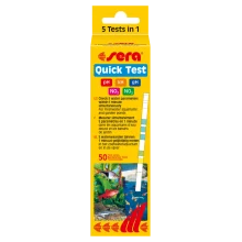 Sera Quick Test вимір одночасно 5 параметрів води (50 шт)