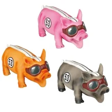 Іграшка Flamingo Racepig для собак, порося, хрюкають, латекс, 21х10х12 см