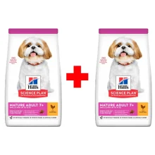 Сухий корм Hill's Science  Plan Mature Adult Small & Mini для собак, з куркою, 300 + 300 г