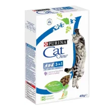 Сухий корм Purina Cat Chow Feline 3 in 1 для котів, з індичкою, 400 г