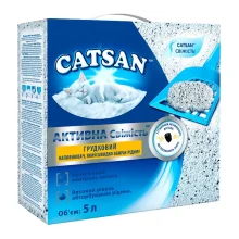 Наповнювач Catsan Active Fresh для котячого туалету, грудкує, 4.4 кг, (5 л)