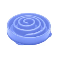 Миска-лабіринт для собак Outward Hound Fun Feeder Вир, велика, блакитна, 27.9×5.7 см