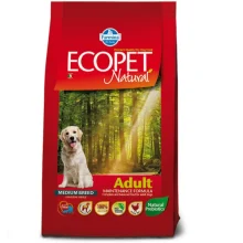 Сухий корм Farmina Ecopet Natural Adult Medium для дорослих собак середніх порід, з куркою, 2.5 кг