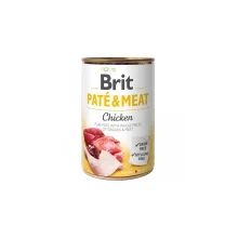 Консерва Brit Paté & Meat Dog, для собак, з куркою, 400 г