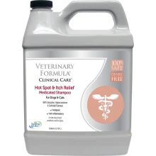 Шампунь Veterinary Formula Hot Spot & Itch Relief Medicated Shampoo, для собак і кішок, з лідокаїном, гідрокортизоном, 3.8 л
