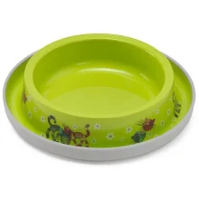Миска Moderna Trendy Dinner Cat Friends Forever для котів і собак, яскраво-зелена, 210 мл, d-15 см
