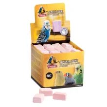 Мінеральний камінь Flamingo Pickstone для птахів, рожевий, 1 шт, 4х3х2 см