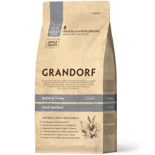 Сухий корм Grandorf Rabbit & Turkey Sterilized для стерилізованих котів, кролик з індичкою, 400 г
