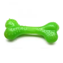 Іграшка Comfy Mint Dental Bone для собак, кістка з виступами, пластикова, зелена, 16.5 см