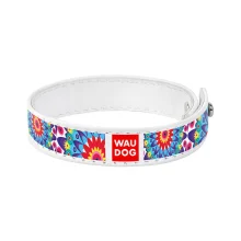 Браслет WAUDOG Design, з малюнком "Квіти", ширина 15 мм, довжина 18-20 см, білий