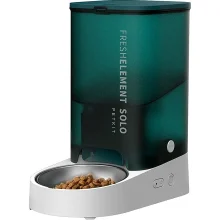 Смарт годівниця Petkit Fresh Element Solo Green для собак та котів, 3 л, 16.7×31.6×29.6 см, зелена