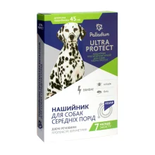 Нашийник Palladium Ultra Protect від бліх і кліщів для собак середніх порід, синій, 45 см