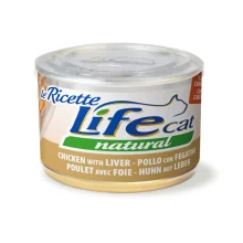 Консерва LifeCat Chicken Liver and Carrots для котів від 6 місяців, курятина з печінкою та морквою, 150 г