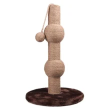 Кігтеточка Flamingo Curvy Scratching стовпчик, Драпак, для котів, 30×30×49 см