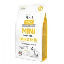Сухий корм Brit Care GF Mini Hair & Skin, для собак малих порід, 2 кг