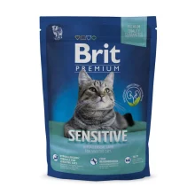 Сухий корм Brit Premium Cat Sensitive, для кішок з чутливим травленням, 1.5 кг
