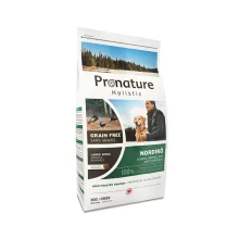 Корм Pronature Holistic Nordikо для собак середніх і великих порід, беззерновий холістік, індик, ягоди, 12 кг