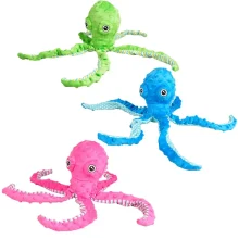 Іграшка м'яка Flamingo Bubbly Plush Octopus, для собак, 12 × 8 × 39 см