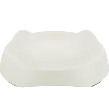 Миска в формі котячої голови Trixie, для кішок, меламін, 0.25 л, 17 см, білий