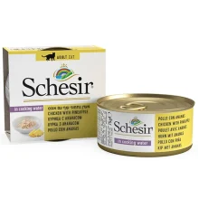Консерви Schesir Chicken Pineapple натуральні, для котів, філе курки з ананасом, банку 75 г