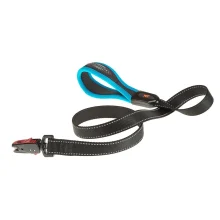 Повідець Ferplast Ergofluo Matic G25 / 120 Blue для собак з автоматичним карабіном, 25 мм, 120 см