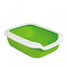 Туалет Природа Comfort M для котів, лайм, 41×30×13.5 см