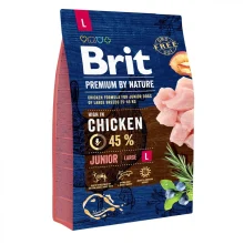 Сухий корм Brit Premium Dog Junior L, для цуценят великих порід, 3 кг