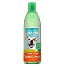 Добавка в воду TropiClean Oral Care Water Additive Skin & Coat з Омега 3 і Омега 6 для собак і котів, 473 мл