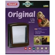 Дверцята PetSafe Staywell Original для котів і собак середніх порід до 18 кг, коричневі, 352х294 мм