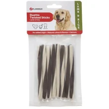 Ласощі Flamingo Duetto Twisted Sticks Lamb & Rice з ягням і рисом, для собак, 85 г
