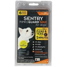 Краплі FiproGuard Max від бліх, кліщів і вошей, для собак 2-10 кг, 0.67 мл, 6 шт, ціна за 1 піпетку