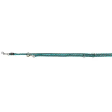 Повідець-перестібка Trixie Cavo Adjustable Lead для собак, плетений, круглий, розмір S-M, 2 м/12 мм, океан/графіт