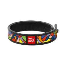 Браслет WAUDOG Design, з малюнком "Вітраж", ширина 15 мм, довжина 21-23 см, чорний