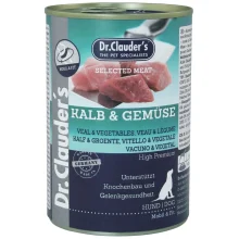 Вологий корм Dr.Clauder’s Selected Meat Veal & Vegetables для собак, телятина та овочі, 400 г