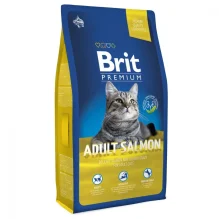 Сухий корм Brit Premium Cat Adult Salmon, для кішок, 8 кг