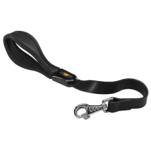 Шкіряний поводок Giotto GM25 / 60 Black для собак, 25 мм, 60 см