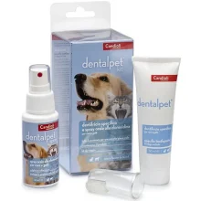 Дорожній набір (спрей, зубна щітка, паста) DentalPet Kit для догляду за ротовою порожниною для кішок і собак